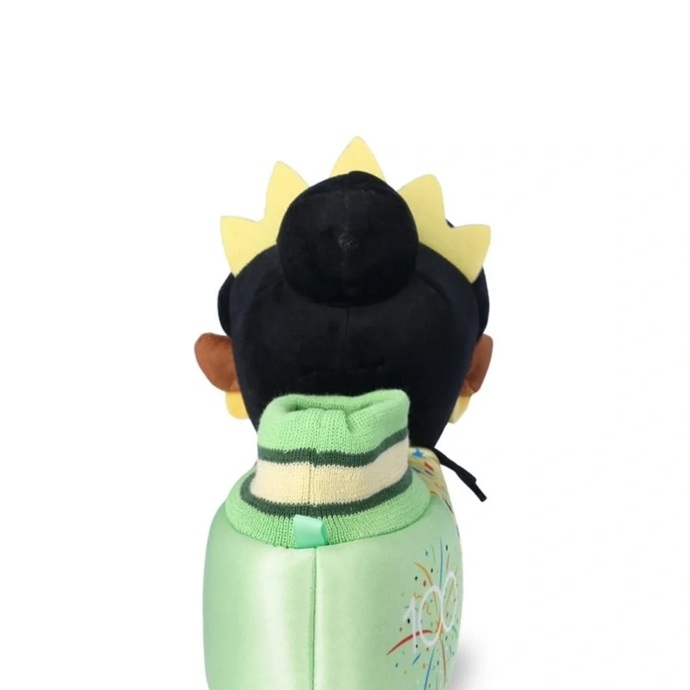 Disney Tiana Plush Slipper for Kids - Green and Yellow